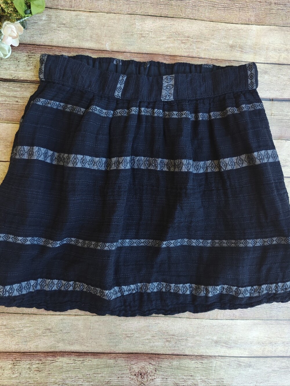Ace & Jig Black Mini Skirt Size Small